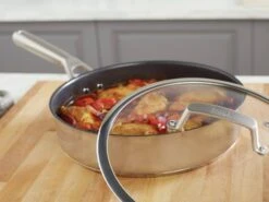 Ninja Zerostick 26cm Stainless Steel Non Stick Saute Pan 11 Ninja Zerostick 26cm Stainless Steel Non Stick Saute Pan -Cooking and dining Shop 1120226 R Z008A