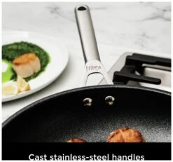 Ninja Zerostick 26cm Stainless Steel Non Stick Saute Pan 12 Ninja Zerostick 26cm Stainless Steel Non Stick Saute Pan -Cooking and dining Shop 1120226 R Z009A