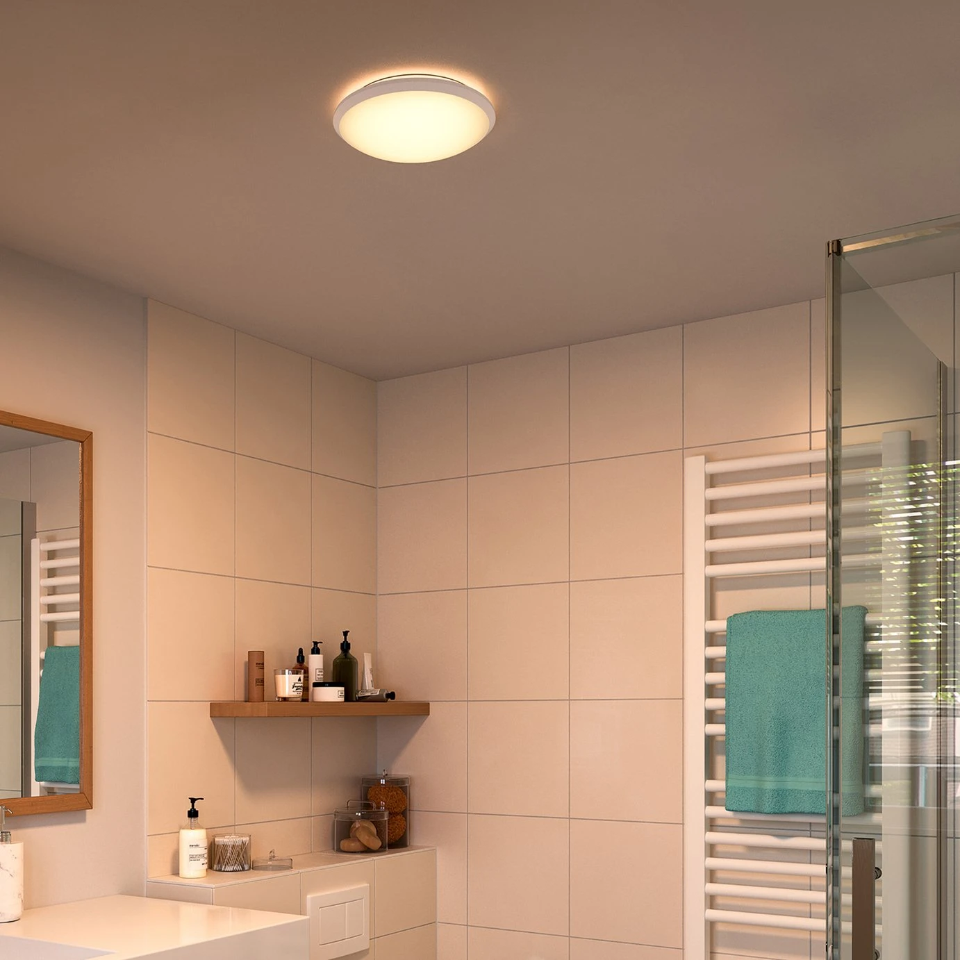 Philips Spray Bathroom Luminaire Flush To Ceiling Light 1 Philips Spray Bathroom Luminaire Flush To Ceiling Light