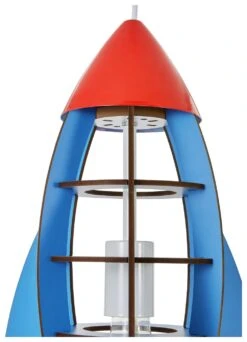 Glow Kids Rocket Ceiling Pendant Light - Blue & Red -Cooking and dining Shop 1151374 R Z003A