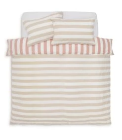Habitat Summer Haze Stripe Pink Bedding Set - Single -Cooking and dining Shop 1230147 R Z004A