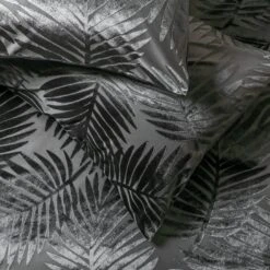 Habitat Velvet Feather Charcoal Bedding Set - Double 8 Habitat Velvet Feather Charcoal Bedding Set - Double -Cooking and dining Shop 1232499 R Z003A