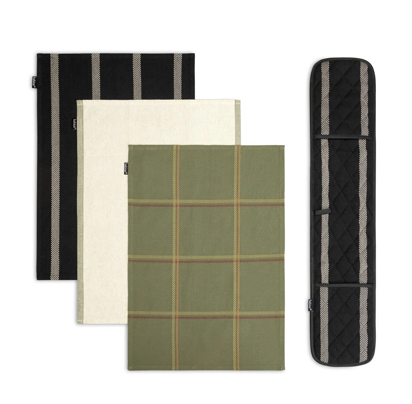 Habitat Woven Check And Stripe Textile Set 5 Habitat Woven Check And Stripe Textile Set - Image 5