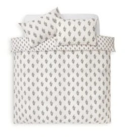 Habitat Woodblock Leaf White Bedding Set - Single 7 Habitat Woodblock Leaf White Bedding Set - Single -Cooking and dining Shop 1232846 R Z002A