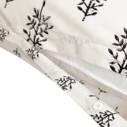Habitat Woodblock Leaf White Bedding Set - Single 9 Habitat Woodblock Leaf White Bedding Set - Single -Cooking and dining Shop 1232846 R Z004A