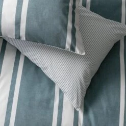 Habitat Cotton Coastal Stripe Blue Bedding Set - Single -Cooking and dining Shop 1232884 R Z003A