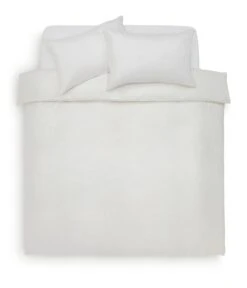 Habitat Cotton 200TC Muslin White Bedding Set - Double -Cooking and dining Shop 1233278 R Z002A