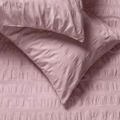 Habitat Seersucker Wide Stripe Lilac Bedding Set - Double 8 Habitat Seersucker Wide Stripe Lilac Bedding Set - Double -Cooking and dining Shop 1233371 R Z003A