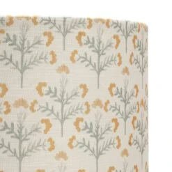Habitat Floral Print Faux Linen Shade - Cream And Orange -Cooking and dining Shop 1233663 R Z003A