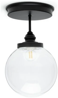 Habitat Globe Metal Bathroom Pendant Light - Black -Cooking and dining Shop 1233797 R Z004A