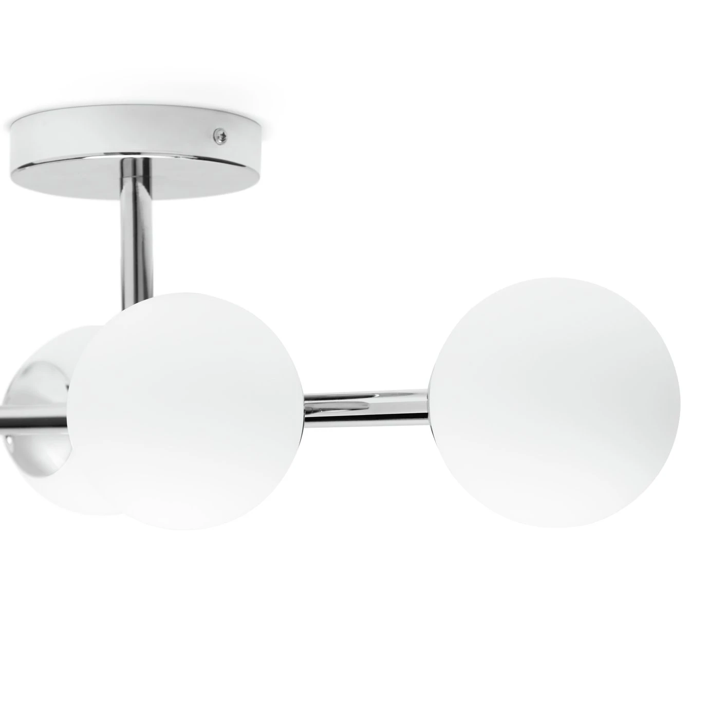 Habitat Metal 4 Light Bathroom Flush Ceiling Light - Chrome 4 Habitat Metal 4 Light Bathroom Flush Ceiling Light - Chrome - Image 4