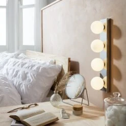 Habitat Metal 4 Light Bathroom Wall Light - Chrome -Cooking and dining Shop 1233852 R Z003C