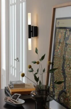 Habitat Metal 2 Light LED Bathroom Wall Light - Black -Cooking and dining Shop 1233876 R Z003C