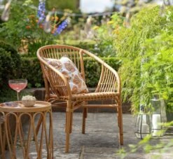 Habitat Erin Rattan Garden Chair - Natural -Cooking and dining Shop 1234301 R Z001C