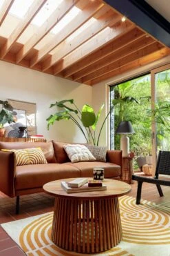 Habitat Global Print Flatweave Rug - 120X170cm - Yellow -Cooking and dining Shop 1256664 R Z005C