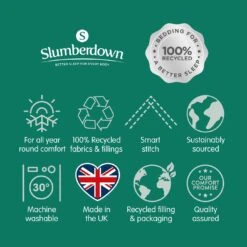 Slumberdown Remade 10.5 Tog Duvet - Single -Cooking and dining Shop 1256808 R Z012A