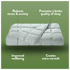 Slumberdown Wellbeing CBD Weighted Blanket - 7kg 12 Slumberdown Wellbeing CBD Weighted Blanket - 7kg -Cooking and dining Shop 1257003 R Z004A