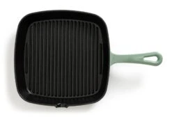 Habitat 23cm Cast Iron Griddle Pan - Sage Green -Cooking and dining Shop 1258404 R Z005A