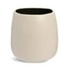 Habitat Curve White Ceramic Planter