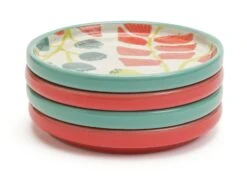 Habitat X Kew Set Of 4 Ceramic Botanical Coasters -Cooking and dining Shop 1300541 R Z004A