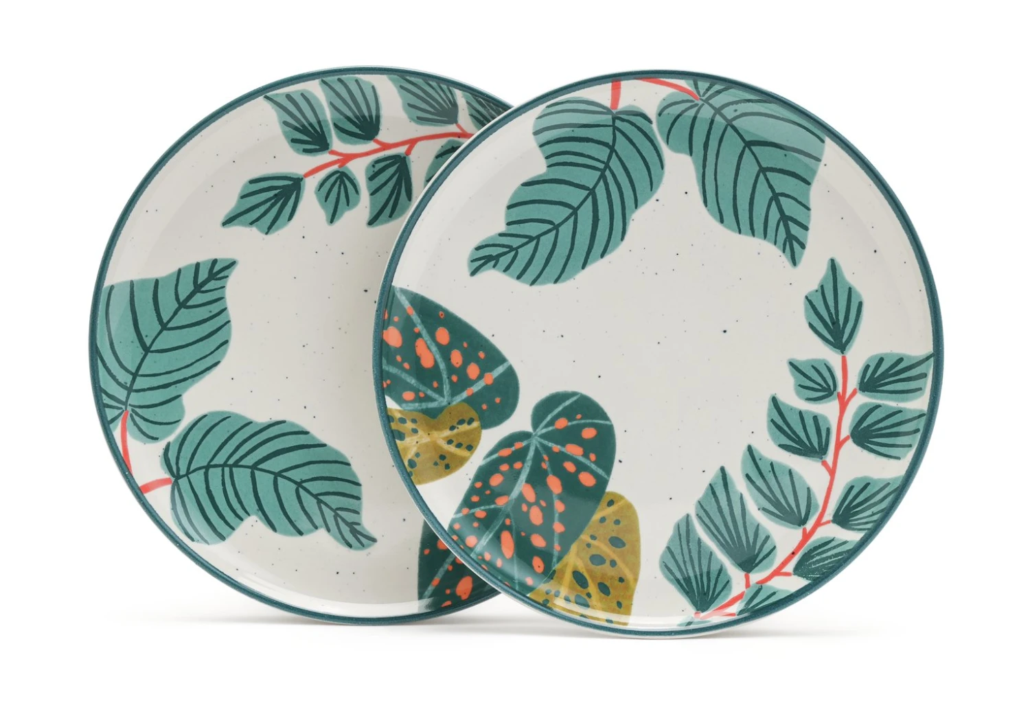 Habitat X Kew Set Of 2 Ceramic Side Plate 1 Habitat X Kew Set Of 2 Ceramic Side Plate