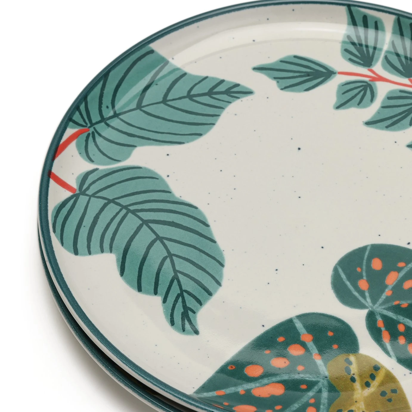 Habitat X Kew Set Of 2 Ceramic Side Plate 5 Habitat X Kew Set Of 2 Ceramic Side Plate - Image 5