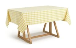 Habitat Checked Table Cloth - Yellow -Cooking and dining Shop 1307379 R Z002A