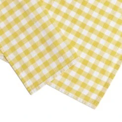 Habitat Checked Table Cloth - Yellow -Cooking and dining Shop 1307379 R Z003A