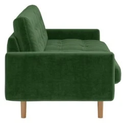 Habitat Fenner Velvet 2 Seater Sofa - Moss Green -Cooking and dining Shop 1345166 R Z004A