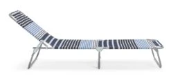 Habitat Folding Metal Sun Lounger - Blue -Cooking and dining Shop 1346141 R Z003A
