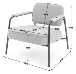 Habitat Jesper Fabric Accent Chair - Yellow -Cooking and dining Shop 1402047 R E001