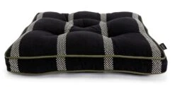 Habitat Woven Stripe Pack Of 2 Seat Cushion - Black -Cooking and dining Shop 1402353 R Z002A