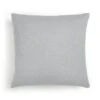 Habitat Textured Plain Cushion - Grey - 50x50cm