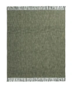 Habitat Recycled Throw - Green - 125x150cm -Cooking and dining Shop 1406775 R Z004A