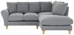 Habitat Carrie Fabric Right Hand Corner Chaise Sofa - Grey -Cooking and dining Shop 1486355 R Z002A