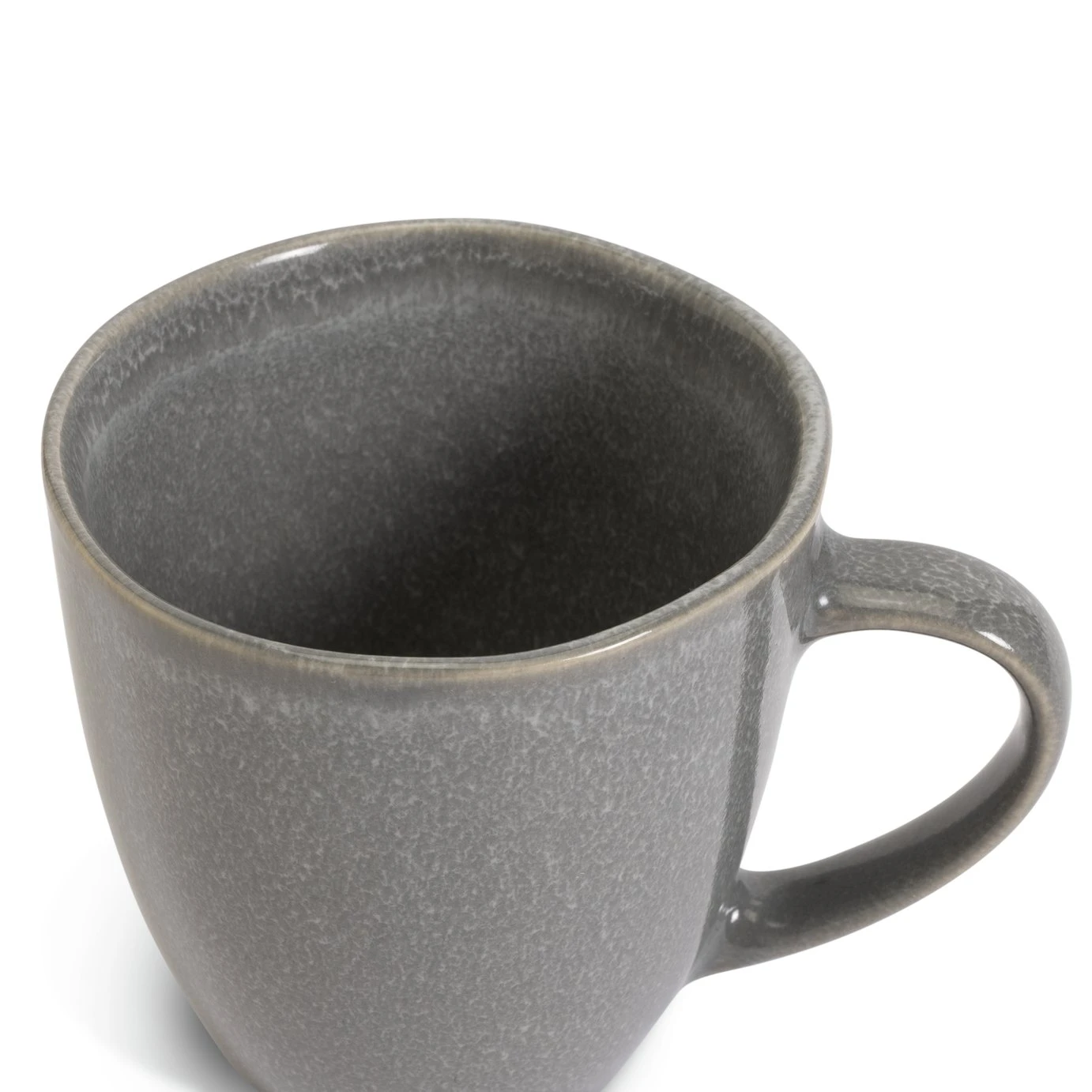 Habitat Set Of 4 Stoneware Mugs - Grey 5 Habitat Set Of 4 Stoneware Mugs - Grey - Image 5