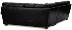 Habitat Salisbury Leather Left Hand Corner Sofa - Black -Cooking and dining Shop 1954526 R Z014A