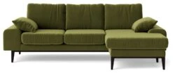 Swoon Tulum Velvet Right Hand Corner Sofa - Fern Green 11 Swoon Tulum Velvet Right Hand Corner Sofa - Fern Green -Cooking and dining Shop 1990827 R Z003A