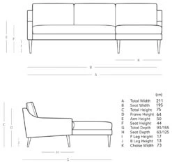 Swoon Turin Velvet Right Hand Corner Sofa - Biscuit -Cooking and dining Shop 1991527 R E001