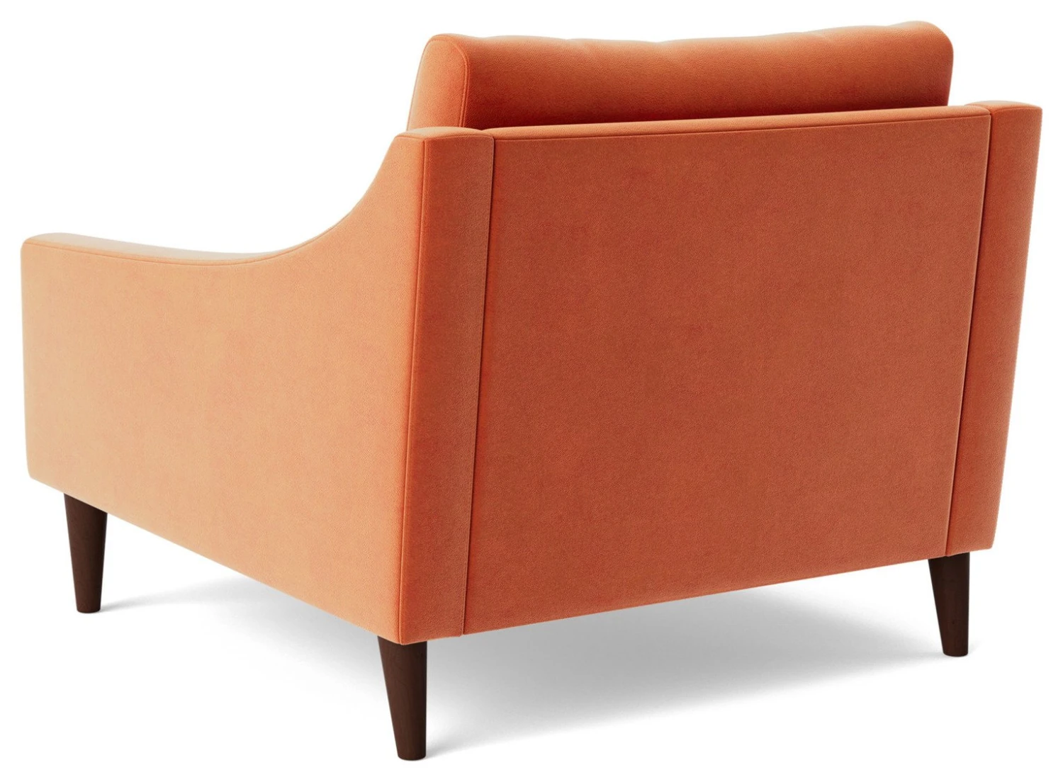 Swoon Turin Velvet Armchair - Burnt Orange 7 Swoon Turin Velvet Armchair - Burnt Orange - Image 7