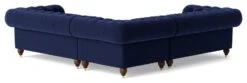 Swoon Winston Velvet 5 Seater Corner Sofa - Ink Blue -Cooking and dining Shop 1993398 R Z004A