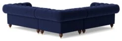 Swoon Winston Velvet 5 Seater Corner Sofa - Ink Blue -Cooking and dining Shop 1993398 R Z005A