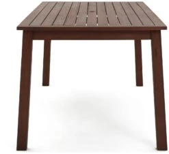 Habitat Amalfi 6 Seater Wooden Patio Set - Brown 13 Habitat Amalfi 6 Seater Wooden Patio Set - Brown -Cooking and dining Shop 1993501 R Z003A