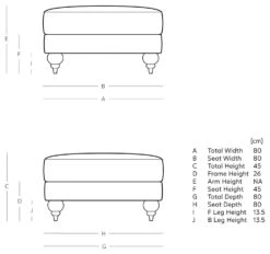 Swoon Winston Velvet Ottoman Footstool - Biscuit -Cooking and dining Shop 1995389 R E001