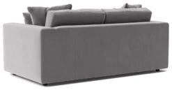 Swoon Althaea Velvet 2 Seater Sofa - Silver Grey -Cooking and dining Shop 1997679 R Z005A