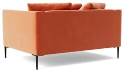 Swoon Alena Velvet Cuddle Chair - Burnt Orange 12 Swoon Alena Velvet Cuddle Chair - Burnt Orange -Cooking and dining Shop 1999945 R Z004A