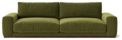 Swoon Denver Velvet 4 Seater Sofa - Fern Green