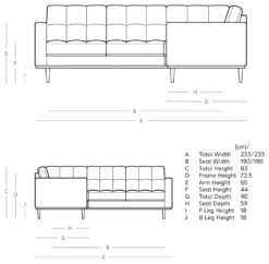 Swoon Berlin Velvet 5 Seater Corner Sofa - Burnt Orange -Cooking and dining Shop 2001526 R E001