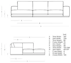 Swoon Denver Velvet Left Hand Corner Sofa - Taupe -Cooking and dining Shop 2003713 R E001