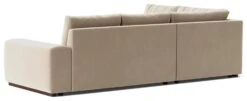 Swoon Denver Velvet Left Hand Corner Sofa - Taupe -Cooking and dining Shop 2003713 R Z005A